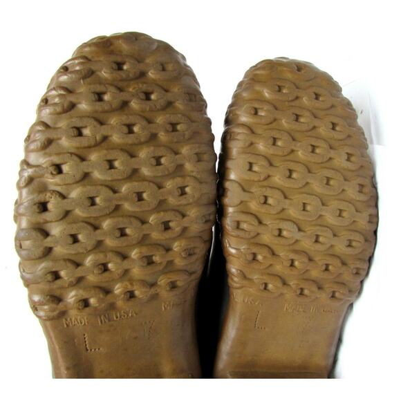 Vintage LL Bean Maine hunting shoe women's size 7 brown duck boots - Picture 11 of 12